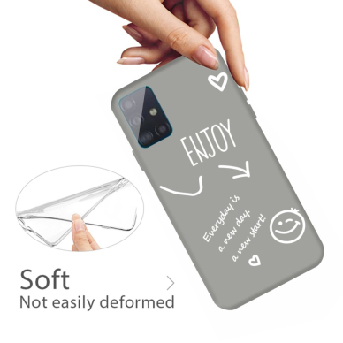 Samsung A71 pilka Tracy nugarėlė Enjoy 3