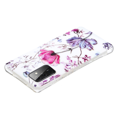 Samsung A72/A72 5G balta Tracy nugarėlė Lotus Flower 3