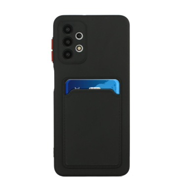 Samsung A72/A72 5G Tracy juoda nugarėlė SOLID WITH CARD SLOT 1