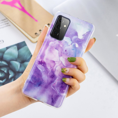 Samsung A72/A72 5G Tracy nugarėlė Purple Sky Marble 3