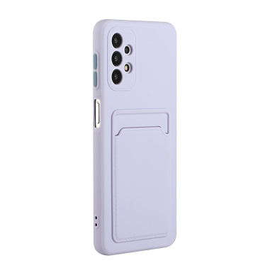 Samsung A72/A72 5G Tracy violetinė nugarėlė SOLID WITH CARD SLOT 4