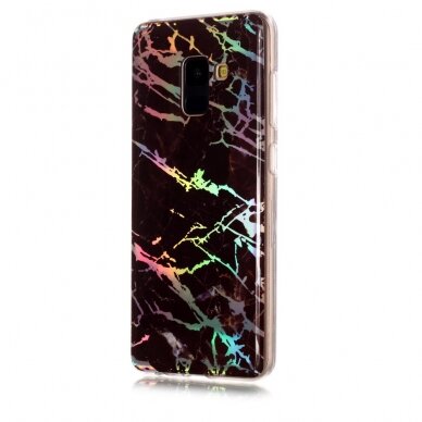 Samsung A8 2018 Tracy Black Marble+ nugarėlė 2