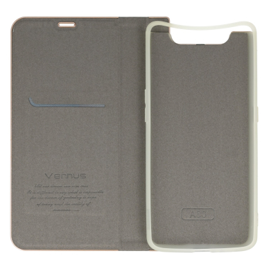 Samsung A80/A90 pilkas VENBOOK dėklas 2