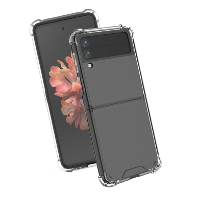 Samsung FLIP3 5G Tracy clear plastikinė ANTISHOCK nugarėlė 2