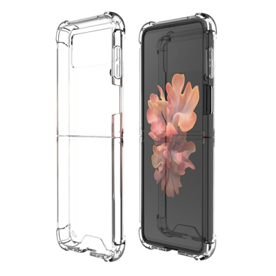 Samsung FLIP3 5G Tracy clear plastikinė ANTISHOCK nugarėlė