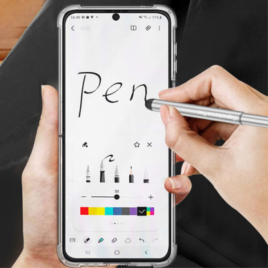 Samsung FLIP4 5G GKK RING nugarėlė plastikas+silikonas with PEN skaidri 4