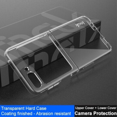 Samsung FLIP5 5G Tracy Hinge Protection Clear/Black nugarėlė 2