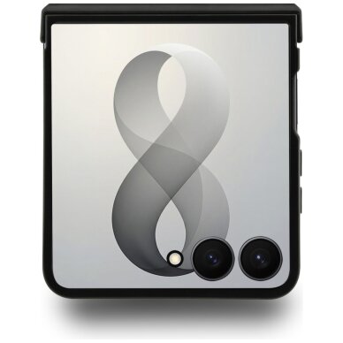 Samsung FLIP8 black MagSafe PU 4G Classic Logo GUESS nugarėlė GUHMZFD7P4MSEGCW 2