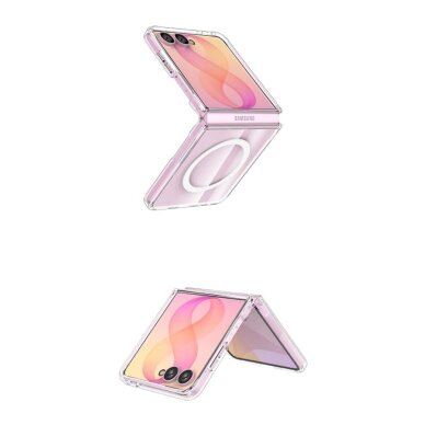 Samsung FLIP8 clear MAG Acrylic+TPU nugarėlė 1