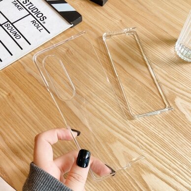 Samsung Fold3 5G Tracy skaidri plastikinė nugarėlė 1