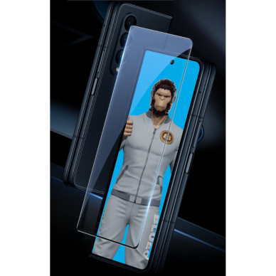 Samsung FOLD4 5G juodas pilnas Mr.Monkey 5D stiklas 4