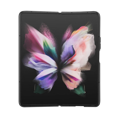 Samsung Fold5 5G black PU Leather Triangle GUESS nugarėlė 5