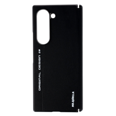 Samsung FOLD6 5G black Leather Mr. Monkey nugarėlė 2