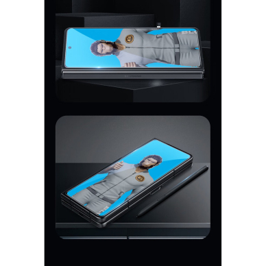 Samsung FOLD6 5G black pilnas Mr.Monkey 5D stiklas 3