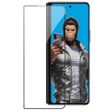 Samsung FOLD6 5G black pilnas Mr.Monkey 5D stiklas