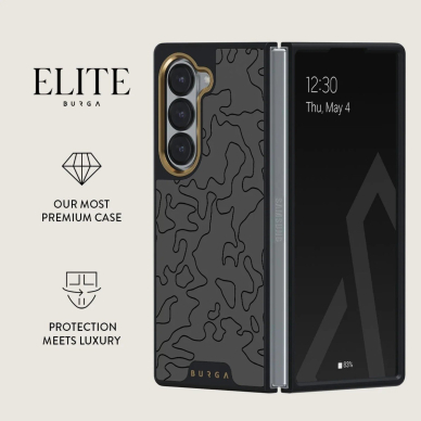 Samsung FOLD6 5G Elite Black Rock BURGA nugarėlė 1