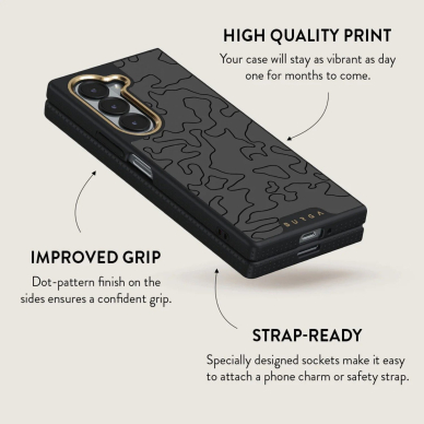 Samsung FOLD6 5G Elite Black Rock BURGA nugarėlė 3