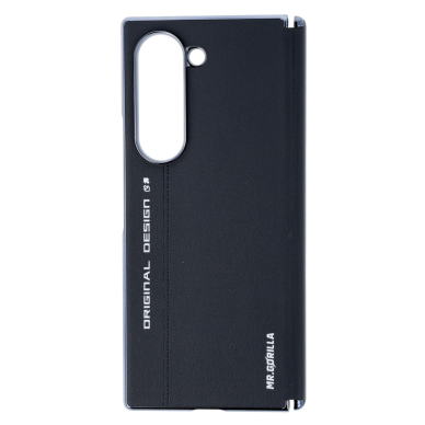 Samsung FOLD6 5G grey Leather Mr. Monkey nugarėlė 2