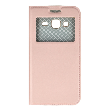 Samsung J3 2016 rausvas SMART LOOK dėklas