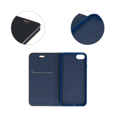 Samsung J3 2017 mėlynas VENBOOK dėklas 3