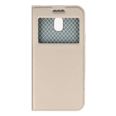 Samsung J3 2017 rausvas SMART LOOK dėklas