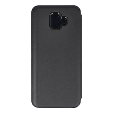 Samsung J4+2018/J6+2018 juodas VIEW WINDOW dėklas 2
