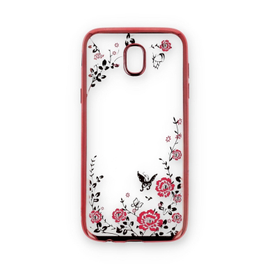 Samsung J5 2017 perfect flowers rausva nugarėlė