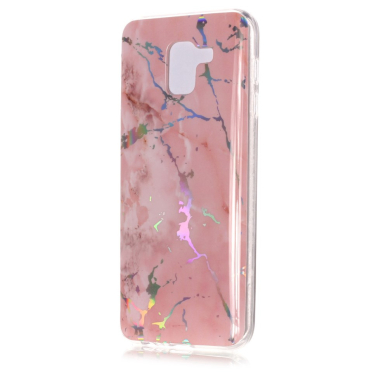 Samsung J6 2018 Tracy Pink Marble+ nugarėlė 2