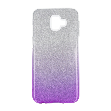 Samsung J6 PLUS violetinė GLITTER3 nugarėlė