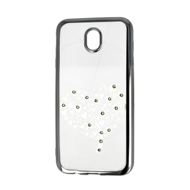 Samsung J7 2017 sidabro spalvos hearts tree BEEYOPRF nugarėlė