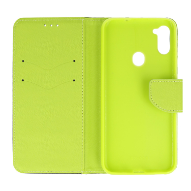 Samsung M11 mėlynas FANCY DIARY dėklas 1