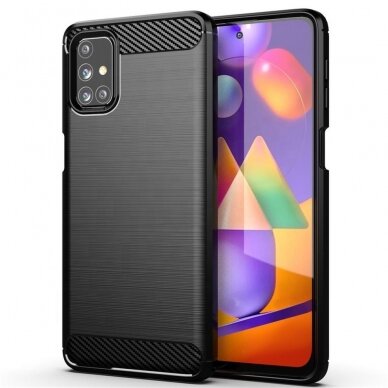 Samsung M31s black LYGCARBON nugarėlė