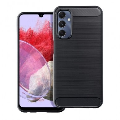 Samsung M34 black LYGCARBON nugarėlė 1
