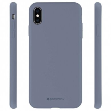 Samsung Note 10 grey blue MERCURY SILICONE nugarėlė 1