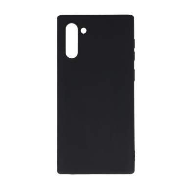 Samsung Note 10 juoda SILICONE LITE nugarėlė