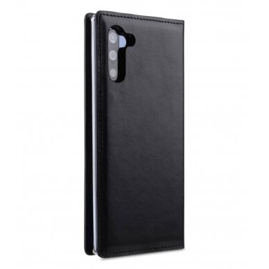 Samsung Note 10 juodas odinis WAXFALL KLASSIKER dėklas 3