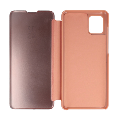 Samsung Note 10 Lite/A81 rausvas VIEW WINDOW dėklas 3