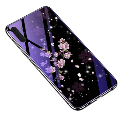 Samsung Note 10 PLUS blue ray glass nugarėlė Sakura 1