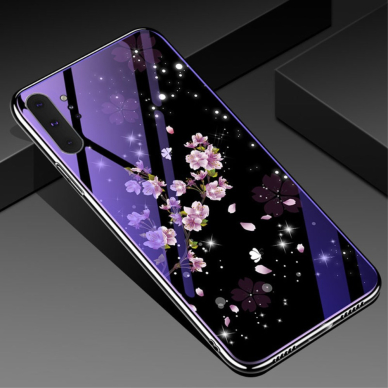 Samsung Note 10 PLUS blue ray glass nugarėlė Sakura