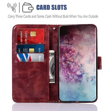 Samsung Note 10 PLUS bordo VINTAGE3 dėklas 1