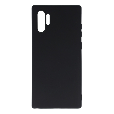 Samsung Note 10 PLUS juoda SILICONE LITE nugarėlė