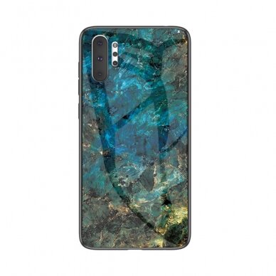 Samsung Note 10 PLUS nugarėlė GLASS Blue marble 1