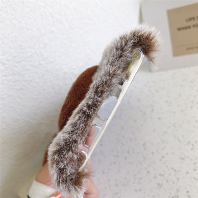 Samsung Note 10 PLUS ruda nugarėlė Fluffy Piggy 1