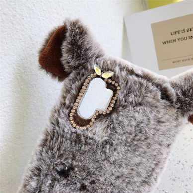 Samsung Note 10 PLUS ruda nugarėlė Fluffy Piggy 2
