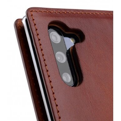 Samsung Note 10 PLUS rudas odinis WAXFALL KLASSIKER dėklas 5