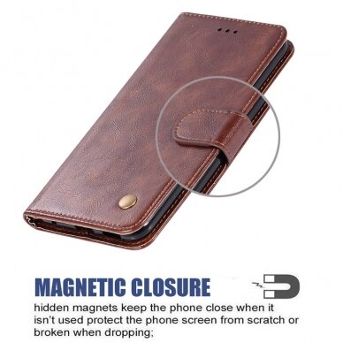Samsung Note 10 PLUS rudas VINTAGE3 dėklas 5