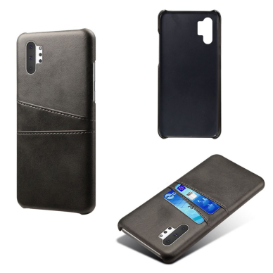 Samsung NOTE 10 PLUS Tracy Leather Card juoda nugarėlė 3