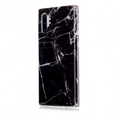 Samsung Note 10 PLUS Tracy nugarėlė Black Marble 1
