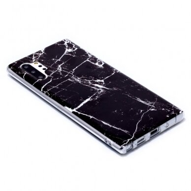 Samsung Note 10 PLUS Tracy nugarėlė Black Marble 2