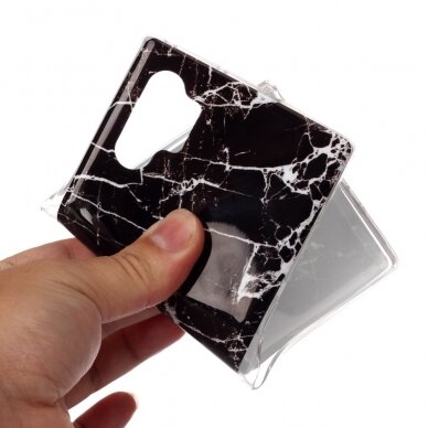Samsung Note 10 PLUS Tracy nugarėlė Black Marble 3